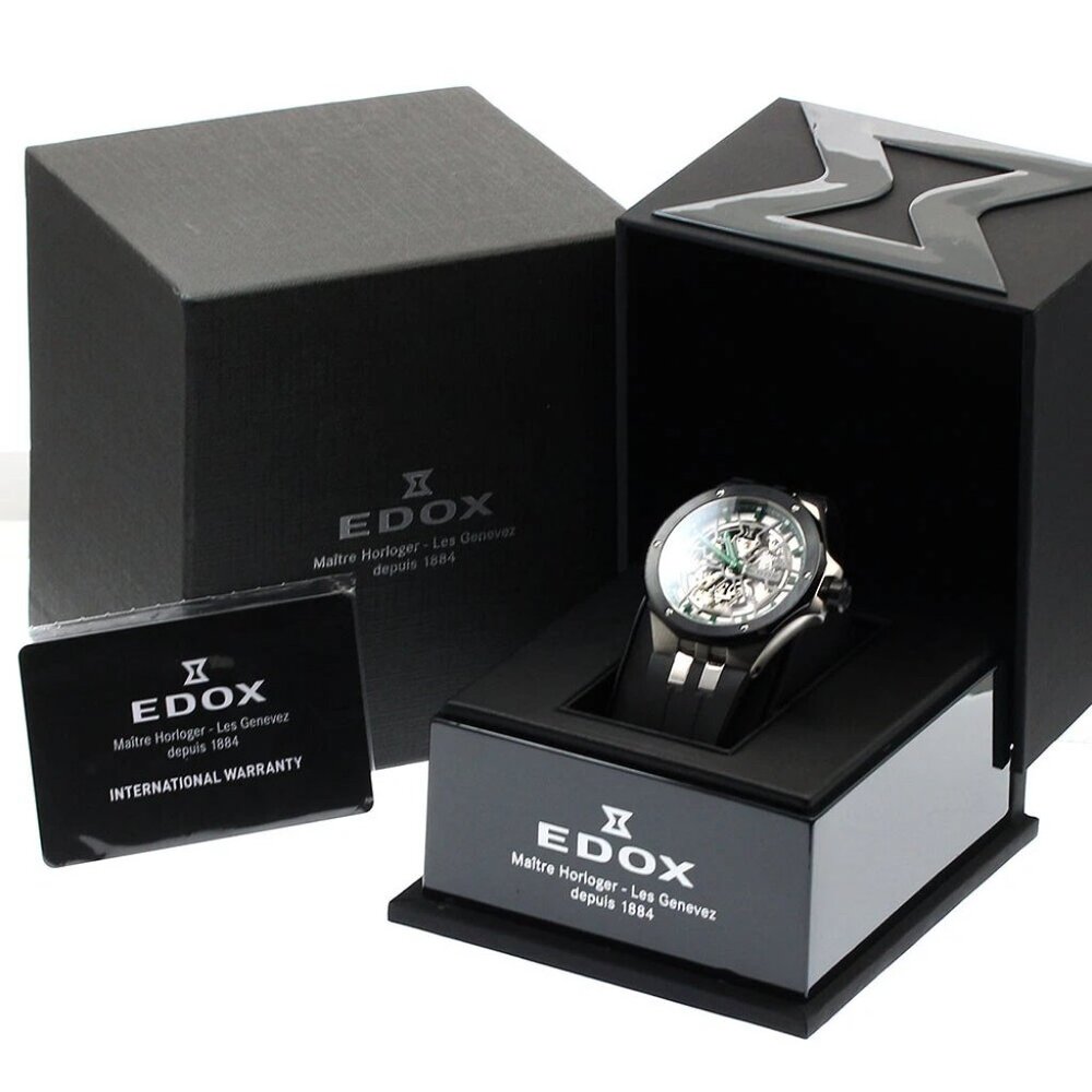 Edox Delphin Meccano 85303-3nn-Vb Skeleton Dial A… - image 2